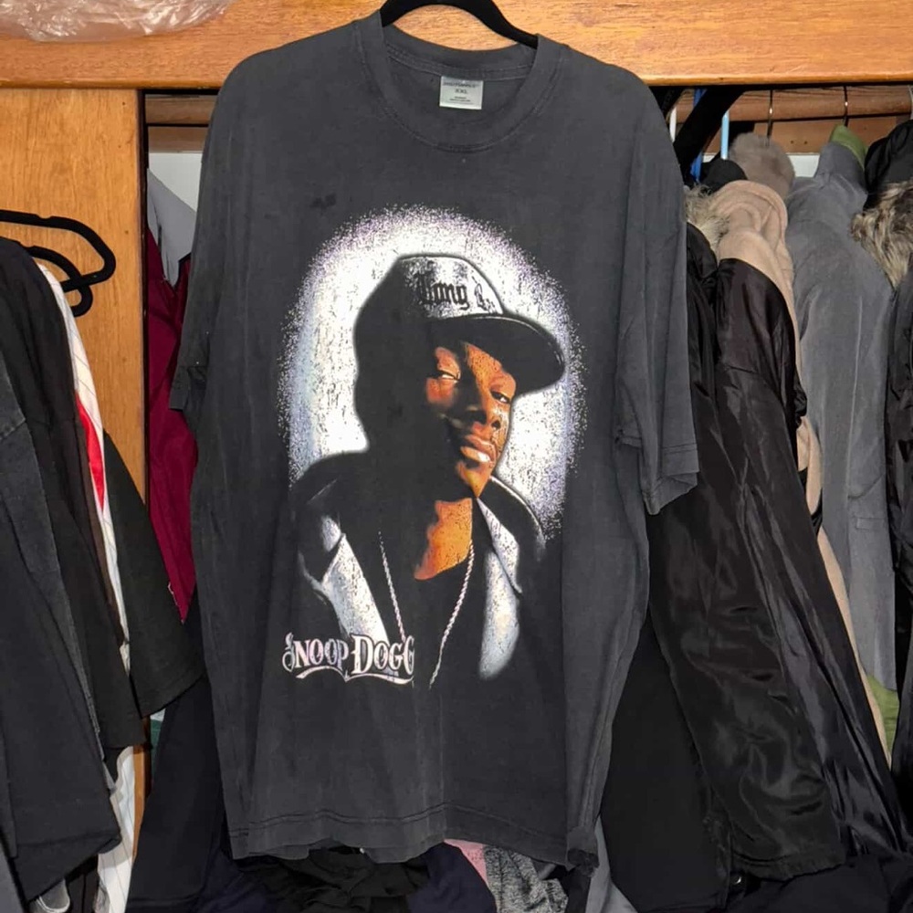 Snoop Dogg Graphic Black T-Shirt
